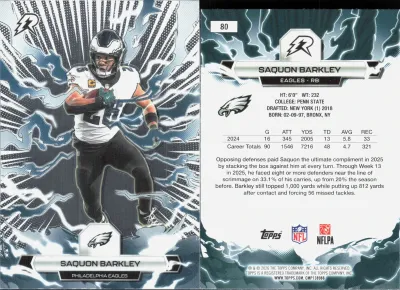 Saquon Barkley 2026 Topps Resurgence