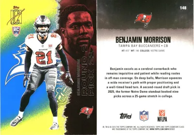 Benjamin Morrison 2025 Topps Signature Class