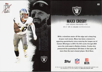 Maxx Crosby 2025 Topps Signature Class