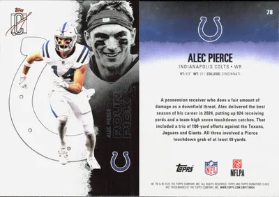 Alec Pierce 2025 Topps Signature Class