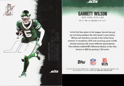 Garrett Wilson 2025 Topps Signature Class