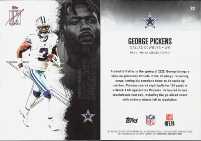 George Pickens 2025 Topps Signature Class