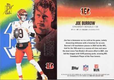 Joe Burrow 2025 Topps Signature Class