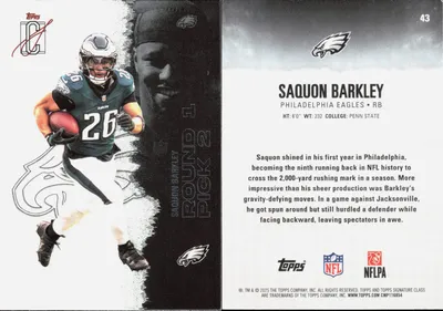 Saquon Barkley card
