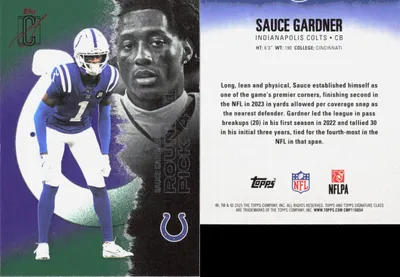Sauce Gardner — 2025 Topps Signature Class Green & Purple