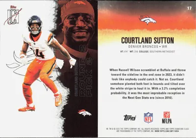Courtland Sutton 2025 Topps Signature Class