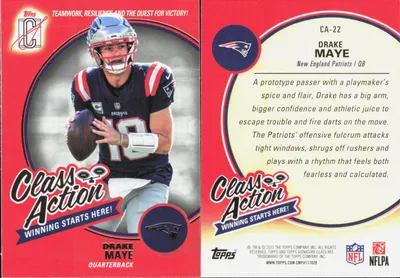 Drake Maye 2025 Topps Signature Class