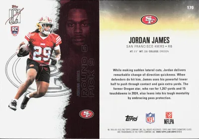 Jordan James 2025 Topps Signature Class