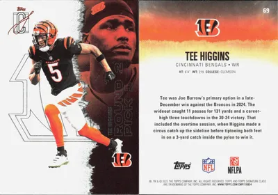 Tee Higgins 2025 Topps Signature Class