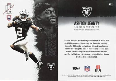 Ashton Jeanty 2025 Topps Signature Class