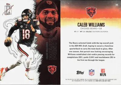 Caleb Williams 2025 Topps Signature Class
