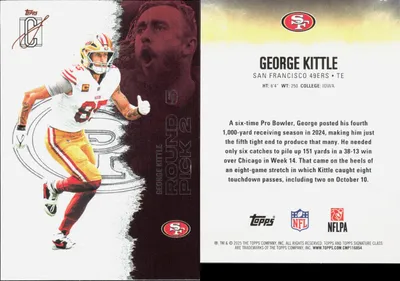George Kittle 2025 Topps Signature Class