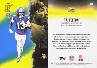 Tai Felton 2025 Topps Signature Class