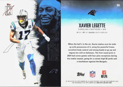Xavier Legette 2025 Topps Signature Class