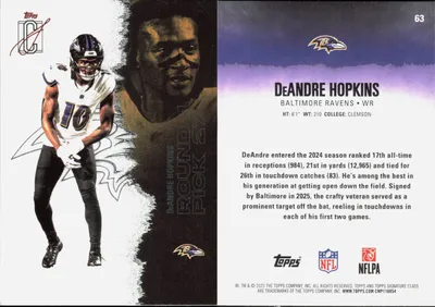 DeAndre Hopkins 2025 Topps Signature Class