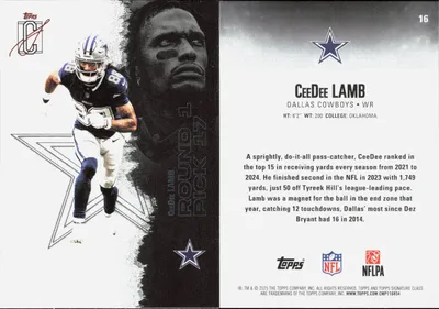 CeeDee Lamb 2025 Topps Signature Class