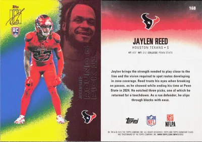 Jaylen Reed — 2025 Topps Signature Class Blue & Yellow