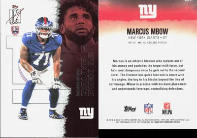 Marcus Mbow — 2025 Topps Signature Class