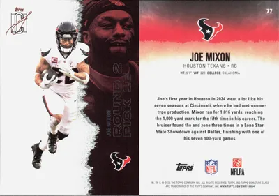 Joe Mixon 2025 Topps Signature Class