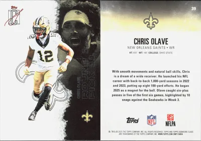 Chris Olave 2025 Topps Signature Class