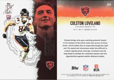 Colston Loveland 2025 Topps Signature Class