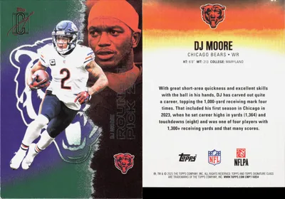 DJ Moore 2025 Topps Signature Class