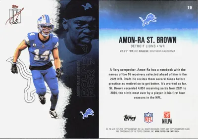 Amon-Ra St. Brown 2025 Topps Signature Class