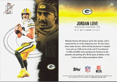 Jordan Love 2025 Topps Signature Class