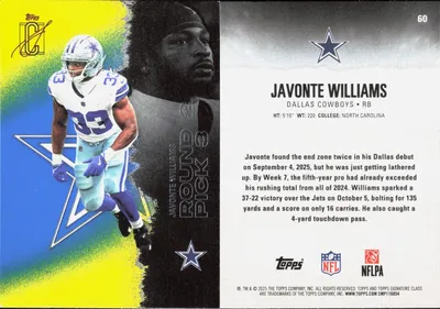 Javonte Williams card