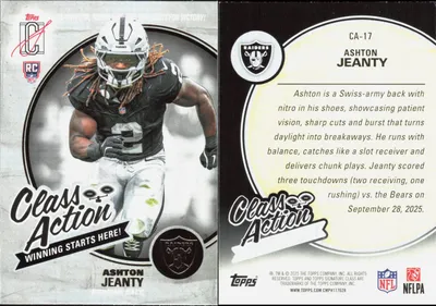 Ashton Jeanty 2025 Topps Signature Class