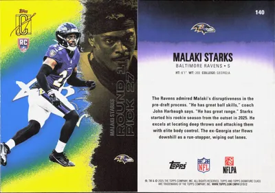 Malaki Starks card