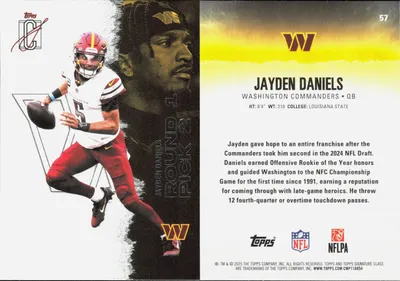 Jayden Daniels 2025 Topps Signature Class