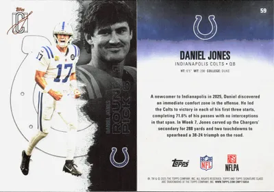 Daniel Jones 2025 Topps Signature Class