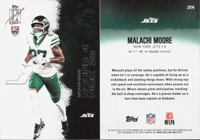 Malachi Moore — 2025 Topps Signature Class