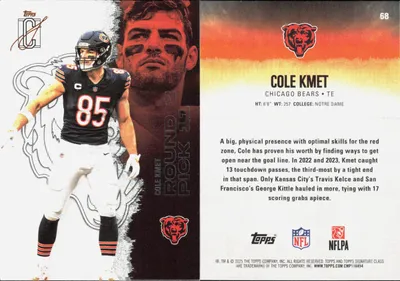 Cole Kmet 2025 Topps Signature Class