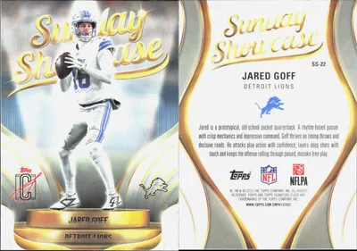 Jared Goff 2025 Topps Signature Class