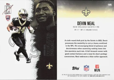 Devin Neal 2025 Topps Signature Class