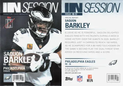Saquon Barkley 2025 Topps Signature Class