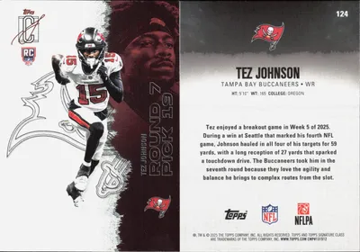 Tez Johnson 2025 Topps Signature Class