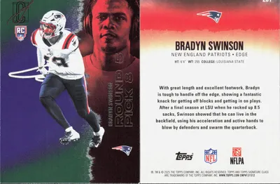 Bradyn Swinson — 2025 Topps Signature Class Green & Purple