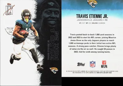 Travis Etienne Jr. 2025 Topps Signature Class