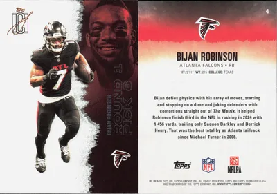 Bijan Robinson 2025 Topps Signature Class