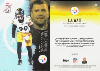 T.J. Watt card