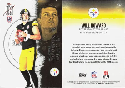 Will Howard 2025 Topps Signature Class