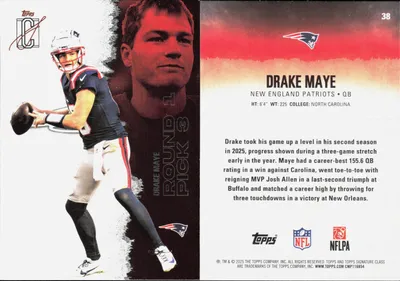 Drake Maye 2025 Topps Signature Class