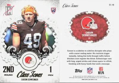 Carson Schwesinger 2025 Topps Signature Class