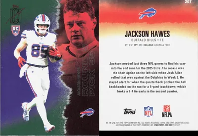 Jackson Hawes card