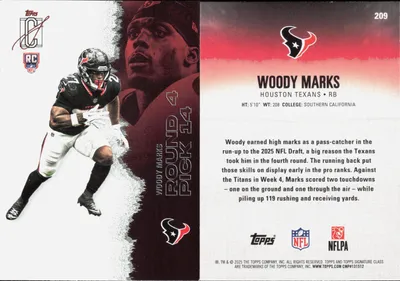 Woody Marks 2025 Topps Signature Class