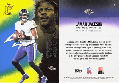 Lamar Jackson 2025 Topps Signature Class