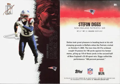 Stefon Diggs 2025 Topps Signature Class